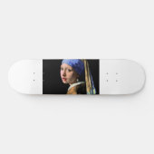 Johannes Vermeer Girl with a Pearl Earring Persoonlijk Skateboard (Horizontaal)