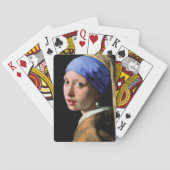 Johannes Vermeer Girl with a Pearl Earring Pokerkaarten (Achterkant)