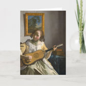 Johannes Vermeer - Guitar Player Kaart (Voorkant)