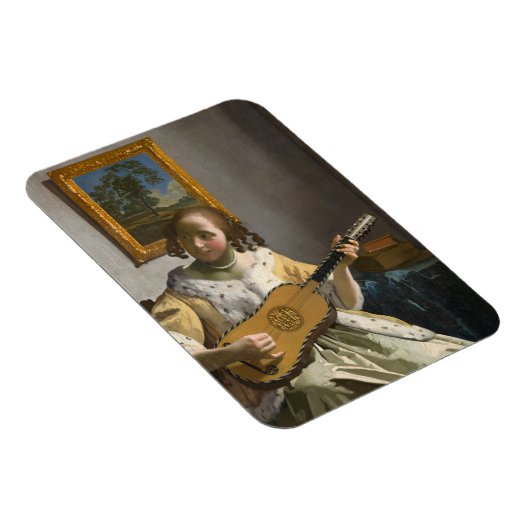 Johannes Vermeer - Guitar Player Magneet (Rechterzijde)