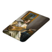 Johannes Vermeer - Guitar Player Magneet (Linkerzijde)