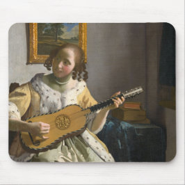 Johannes Vermeer - Guitar Player Muismat