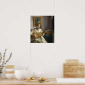 Johannes Vermeer - Guitar Player Poster (Keuken)