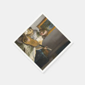 Johannes Vermeer - Guitar Player Servet (Hoek)