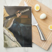 Johannes Vermeer - Guitar Player Theedoek (Quarter Fold)