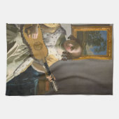 Johannes Vermeer - Guitar Player Theedoek (Horizontaal)