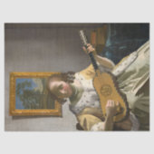 Johannes Vermeer - Guitar Player Tissuepapier (Voorkant)