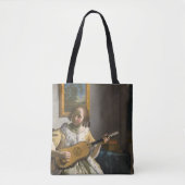 Johannes Vermeer - Guitar Player Tote Bag (Voorkant)