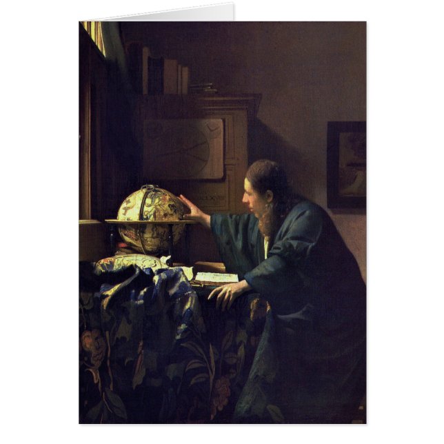 Johannes Vermeer - Het astronomeerschilderen (Voorkant)