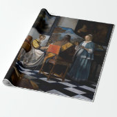 Johannes Vermeer - Het concert Cadeaupapier (Uitgerold)