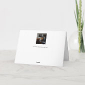 Johannes Vermeer - Het concert Kaart (Achterkant)