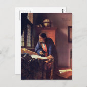 Johannes Vermeer - Het geografische Briefkaart (Voorkant / Achterkant)