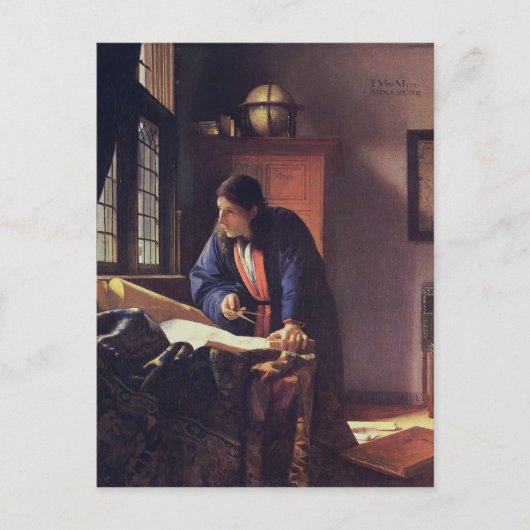 Johannes Vermeer - Het geografische Briefkaart (Voorkant)