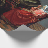 Johannes Vermeer - Het glas wijn Cadeaupapier (Hoek)