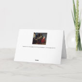 Johannes Vermeer - Het glas wijn Kaart (Achterkant)