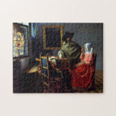 Johannes Vermeer - Het glas wijn Legpuzzel (Horizontaal)
