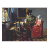 Johannes Vermeer - Het glas wijn Tafelkleed (Voorkant (Horizontaal))