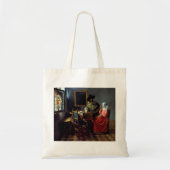Johannes Vermeer - Het glas wijn Tote Bag (Voorkant)
