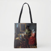 Johannes Vermeer - Het glas wijn Tote Bag (Voorkant)