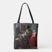 Johannes Vermeer - Het glas wijn Tote Bag (Achterkant)