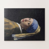 Johannes Vermeer - Het meisje met een parel Legpuzzel (Horizontaal)