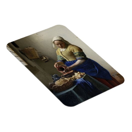 Johannes Vermeer "Het melkmeisje" Magneet (Rechterzijde)