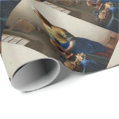 Johannes Vermeer - Het schilderen van de melkmaide Cadeaupapier (Rol Hoek)