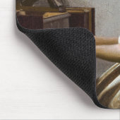 Johannes Vermeer - Jonge vrouw aan het klavecimbel Muismat (Hoek)