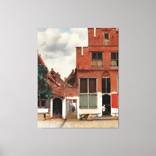 Johannes Vermeer kunst Canvas Afdruk (Voorkant)