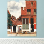 Johannes Vermeer kunst Canvas Afdruk (Insitu (Houten vloer))