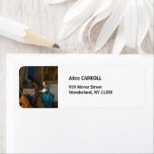 Johannes Vermeer - Lady Seated in een Virginal Etiket (Insitu)