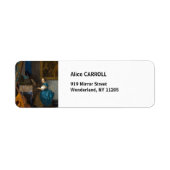 Johannes Vermeer - Lady Seated in een Virginal Etiket (Voorkant)