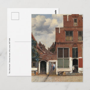 Johannes Vermeer - Little Street Briefkaart