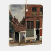 Johannes Vermeer - Little Street Keramisch Ornament (Rechts)