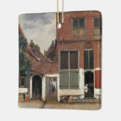 Johannes Vermeer - Little Street Keramisch Ornament (Links)