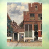Johannes Vermeer - Little Street Raamsticker (Vel 3)
