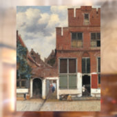 Johannes Vermeer - Little Street Raamsticker (Vel 2)