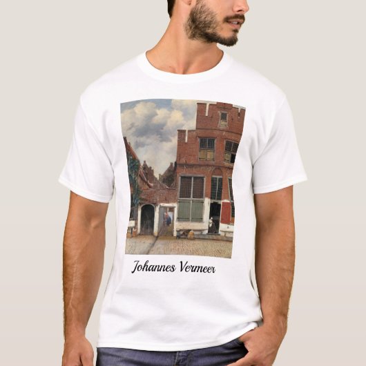 Johannes Vermeer - Little Street T-shirt (Voorkant)