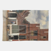 Johannes Vermeer - Little Street Theedoek (Horizontaal)