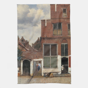 Johannes Vermeer - Little Street Theedoek