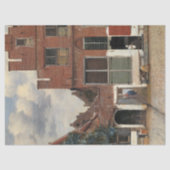 Johannes Vermeer - Little Street Tissuepapier (Voorkant)