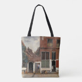 Johannes Vermeer - Little Street Tote Bag (Achterkant)