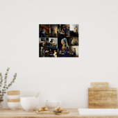 Johannes Vermeer - Masterpieces Patchwork Poster (Keuken)