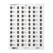 Johannes Vermeer - Masterstuks Grid Etiket (Full Sheet)