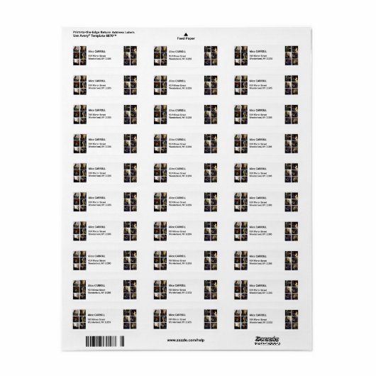 Johannes Vermeer - Masterstuks Grid Etiket (Full Sheet)
