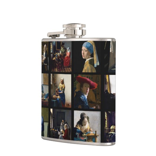 Johannes Vermeer - Masterstuks Grid Heupfles (Links)