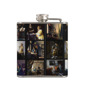 Johannes Vermeer - Masterstuks Grid Heupfles (Achterkant)