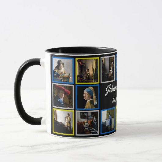 Johannes Vermeer - Masterstuks Grid Mok (Links)
