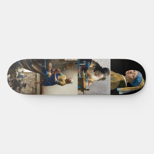 Johannes Vermeer - Masterstuks Grid Persoonlijk Skateboard (Horizontaal)