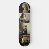 Johannes Vermeer - Masterstuks Grid Persoonlijk Skateboard (Voorkant)